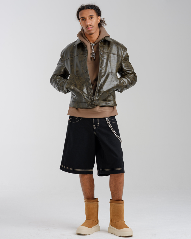 101 Twin Cannon Shorts. 14". Black/Gold J.