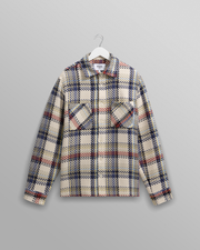 Whiting - Ecru And Multicolour Jazz Weave Overshirt