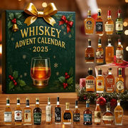 Whiskey Advent Calendar 2025, 24 Mini Bottles of Fine Whiskey, Premium Spirit Collection