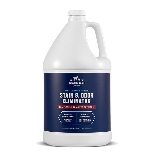 Pro Strength Stain & Odor Eliminator - Enzyme-Powered Pet Odor & Stain Remover for Dog and Cat Urine