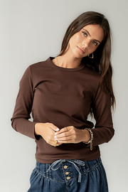 Makayla Shirt in Brown