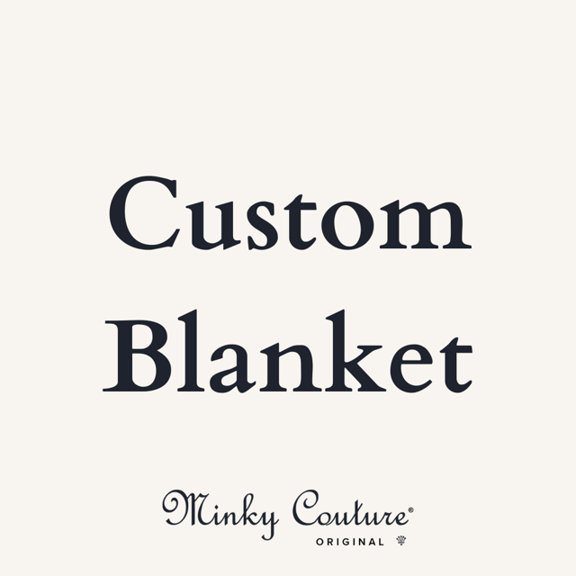 Personalized Custom Minky blankets