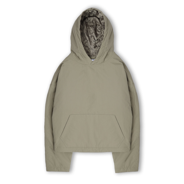 Padded Hooded Jacket - Khaki