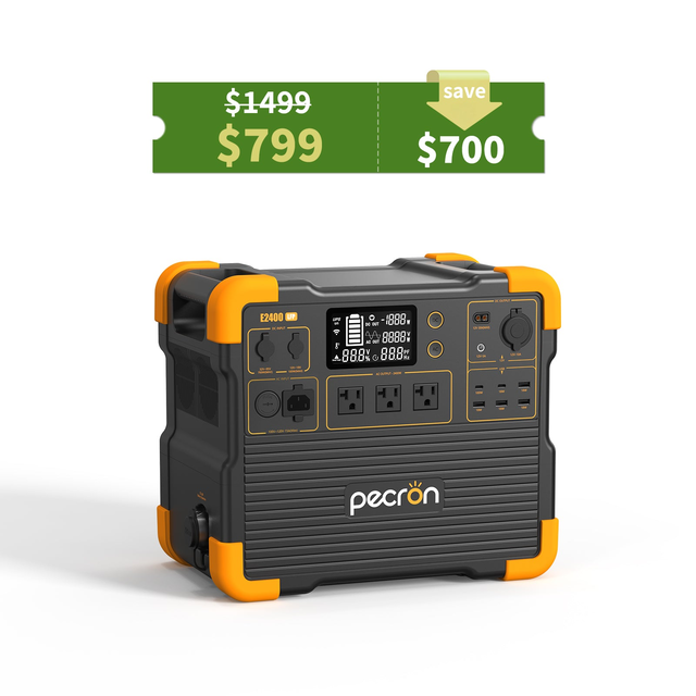 PECRON E2400LFP Portable Power Station 2400W 2048Wh PRE-ORDER