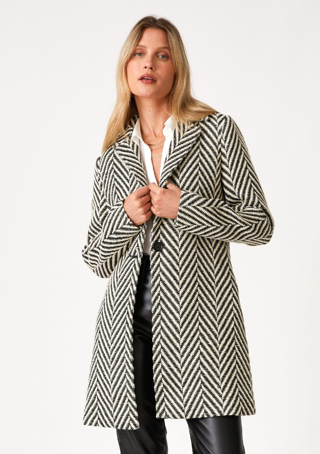 Blair Chevron Coat