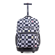 Sunrise Rolling Backpack (18 Inch) in Icon Checkers