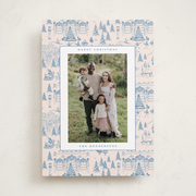 Nutcracker Toile Holiday Photo Mount Cards by Teju Reval