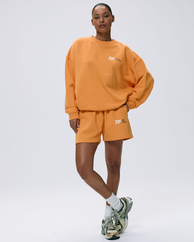 Distance Sweat Shorts - Mango Orange