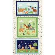 Cozy Forest Comfort Flannel Fabric Collection - Cozy Forest Panel