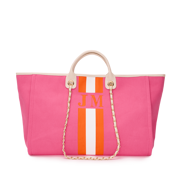 The Lily Canvas Tote - Hot Pink