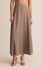 Northpointe Satin Midi Skirt