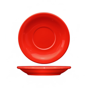 ITI 5 1/2" Round Cancun™ Saucer - Ceramic, Crimson Red (CAN-2-CR)