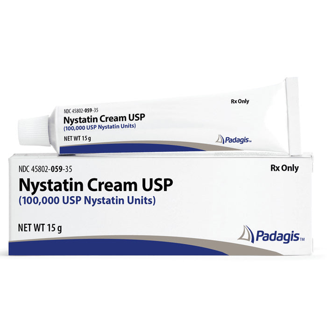 Nystatin Cream 100,000 Units USP (Rx)