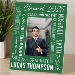 All About Grad Personalized Picture Frame - 4x6 - Vertical