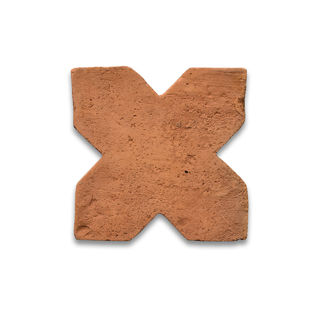 Cotto Med Natural Cross Terracotta Tile 6x6
