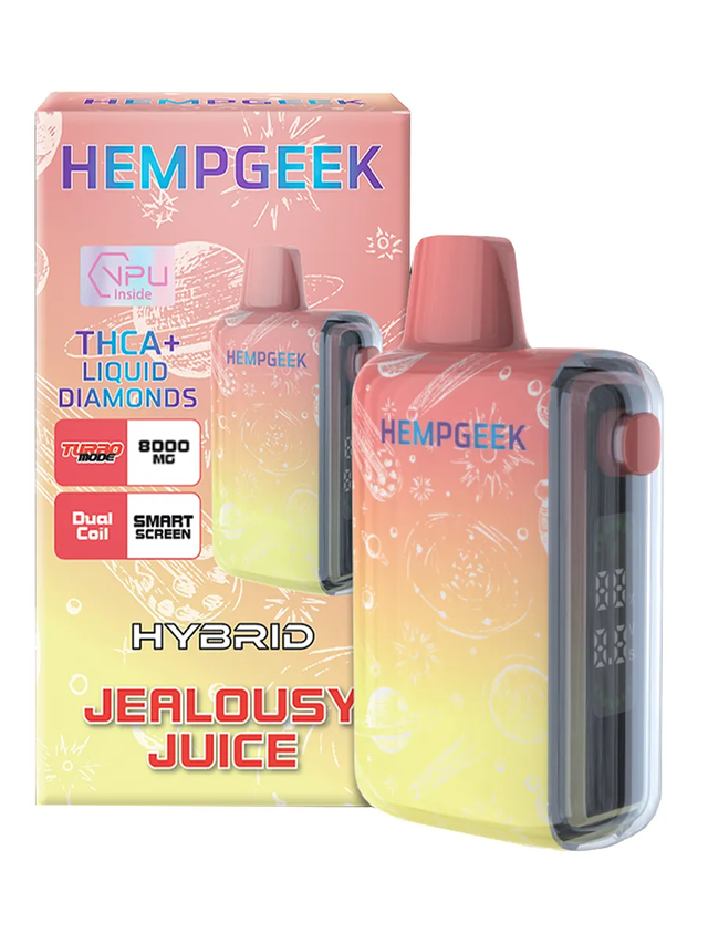 Jealousy Juice Hempgeek THCA+Liquid Diamonds Disposable 8000MG