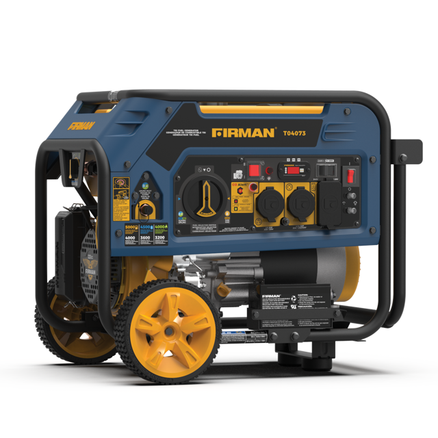 Tri Fuel Portable Generator 4000W Electric Start 120/240V with CO ALERT