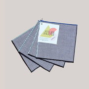 Retro Gingham Cocktail Napkins | Set of 4