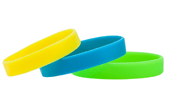Solid Color Silicone Wristbands