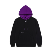 A&P TWO-TONE HOODY BLACK PURPLE
