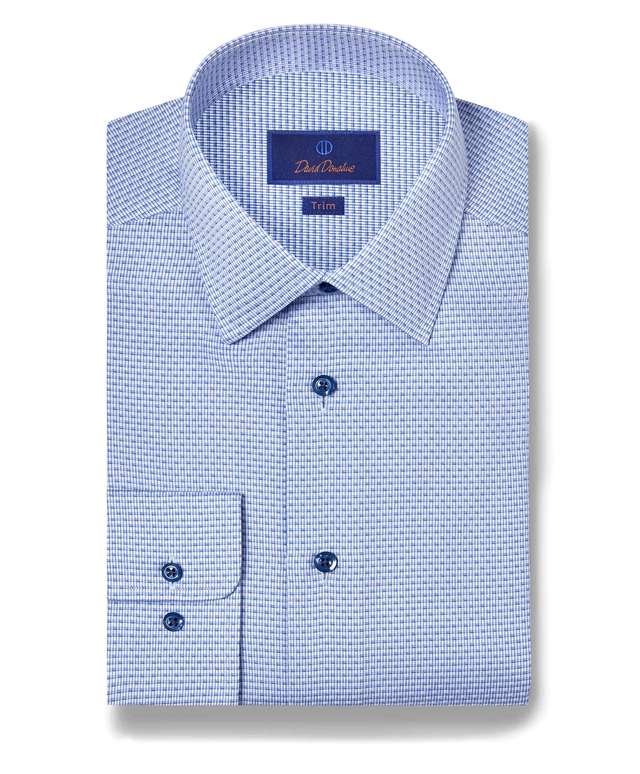 TBSP11002423 | Blue Micro Ombre Dress Shirt
