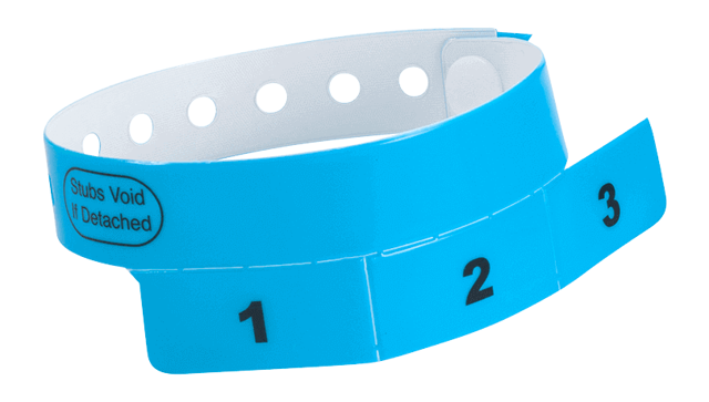 Tear-Off Tab Wristbands