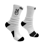 Deuce High Performance Socks | White