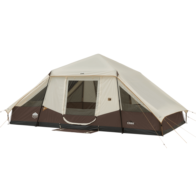 10 Person Lighted Instant Pyramid Tent