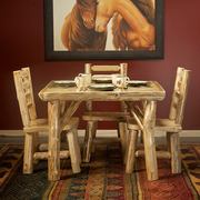 Cedar Lake Log Kitchenette Table