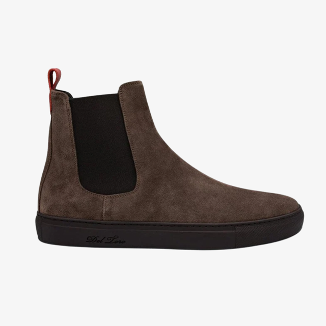 Men's Brown Suede Chelsea Sneaker