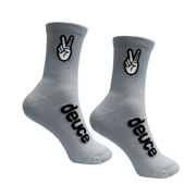 Deuce Mid Socks | Grey