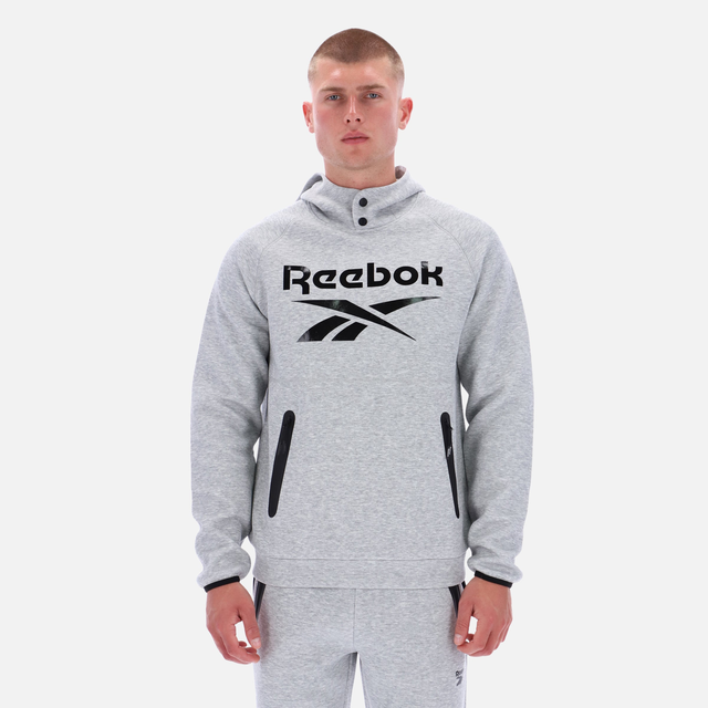 Overhead Hoody Fleece Grey Marl