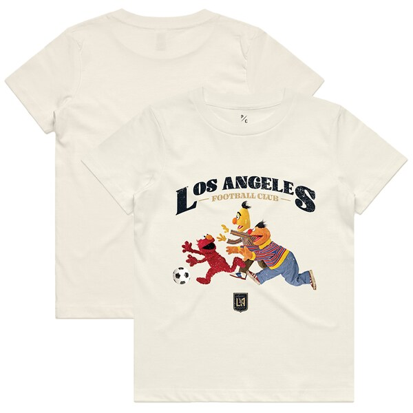 Youth LAFC Peace Collective x Sesame Street Cream Photorealistic T-Shirt