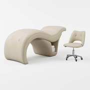 BeNoravo S-Shape Beauty Bed with Stool