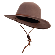 Round Crown Wool Felt Hat