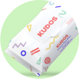 One-month supply of wipes (4 packs)