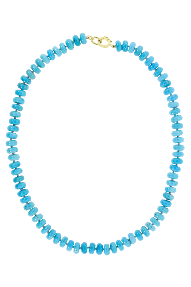 Kingman Turquoise Bead Necklace