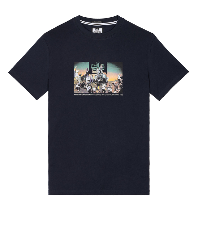 Strangedays Graphic T-Shirt Navy