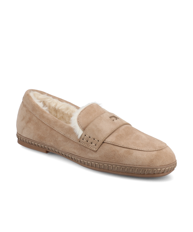 The Heron Loafer Cozy - Latte Suede