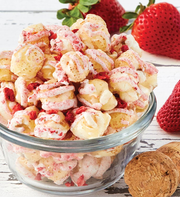 Strawberry Sparkling Wine Flavored Popcorn Canister