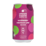 Raspberry Hibiscus Lime CBD Seltzer | Upstate Elevator