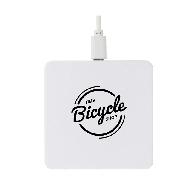 Square Wireless Charging Pad - Custom Branded Promotional Chargers - Swag.com