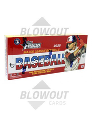 2025 Topps Heritage Baseball Hobby Box