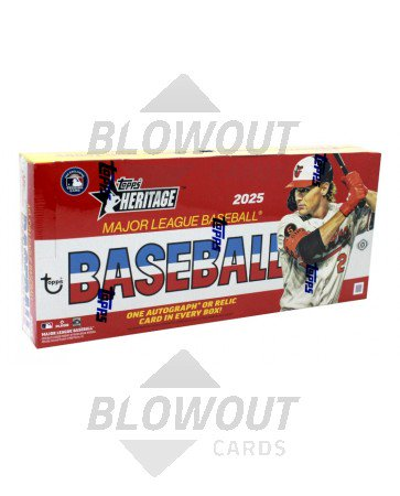 2025 Topps Heritage Baseball Hobby Box