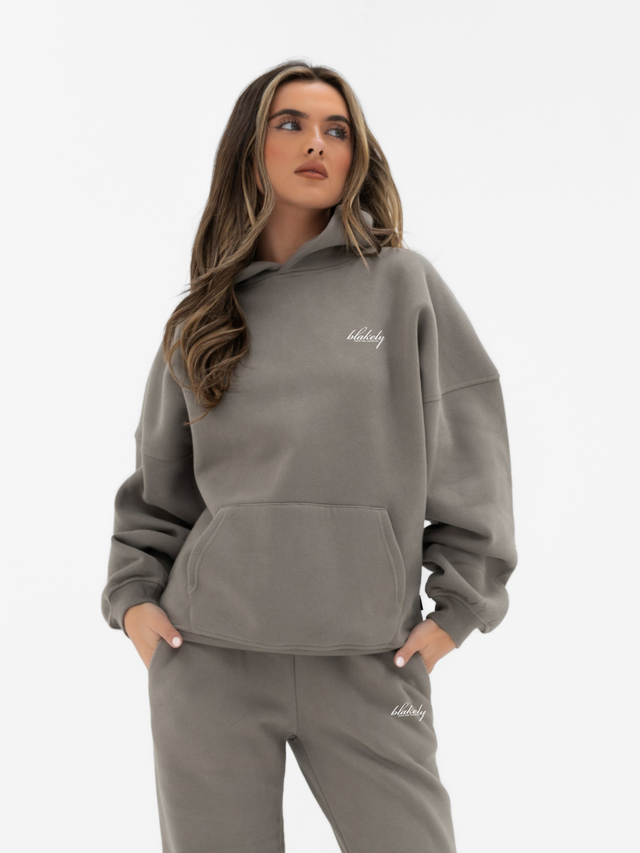 Georgia Oversized Hoodie - Safari Green