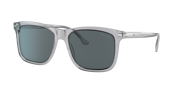 PRADA PR 18WS Grey Crystal - Men Luxury Sunglasses, Blue Lens