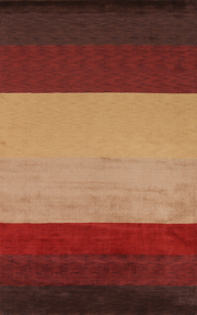 Striped Gabbeh Kashkoli Wool Area Rug 7x10