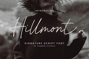 Hillmont Signature Script Font, a Script Font by Seagulls Creative
