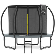 Jumpzylla 8FT Trampoline with Enclosure & Double Color Pad Cover