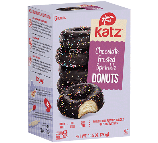 Chocolate Frosted Sprinkle Donuts